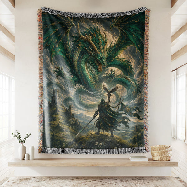 The Stormborn Dragon Knight Blanket