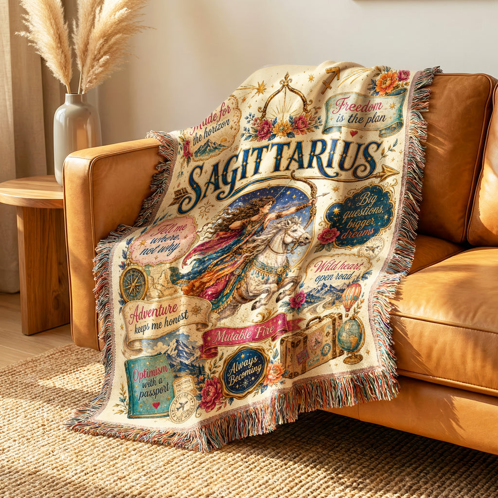 Sagittarius – Open Road Archer Zodiac Blanket