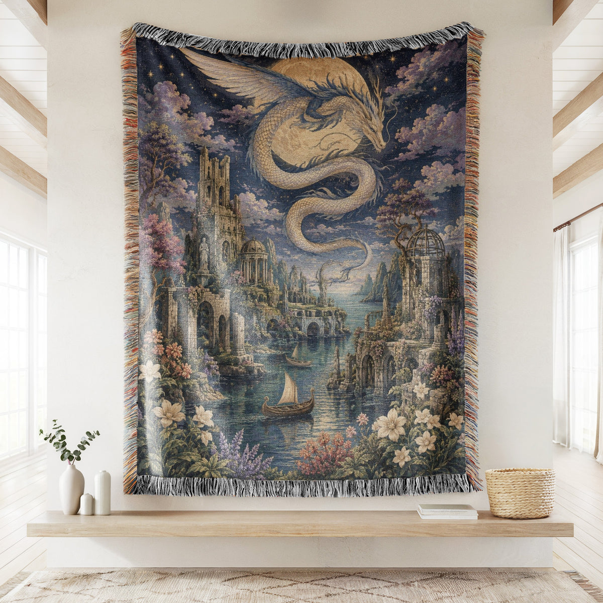 The Moon Serpent Ruins Blanket