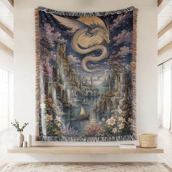The Moon Serpent Ruins Blanket