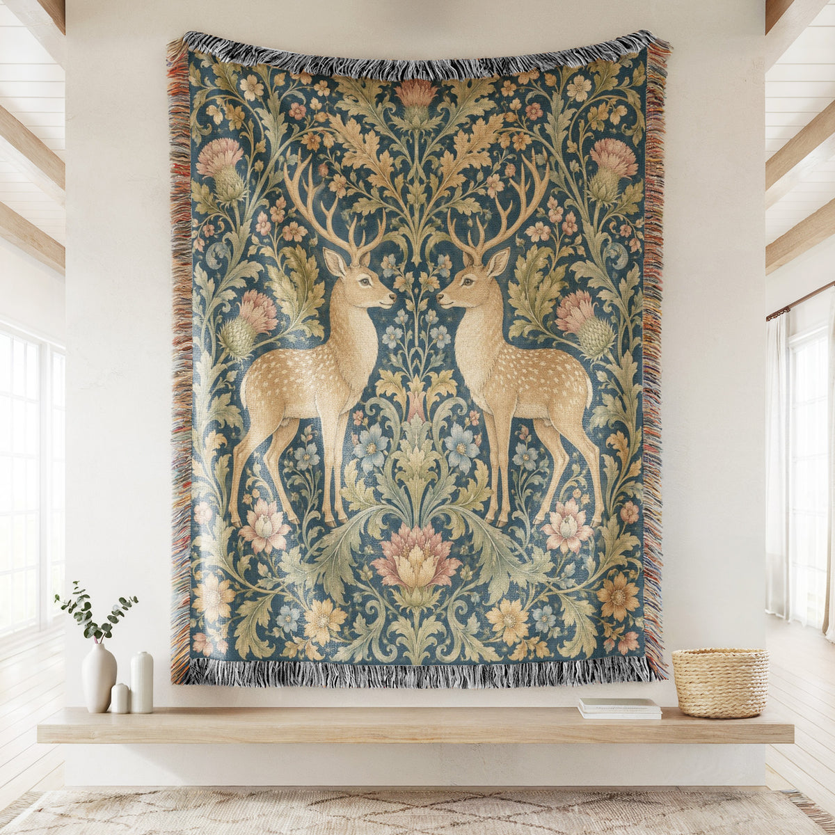 Stag & Thistle Garden Blanket