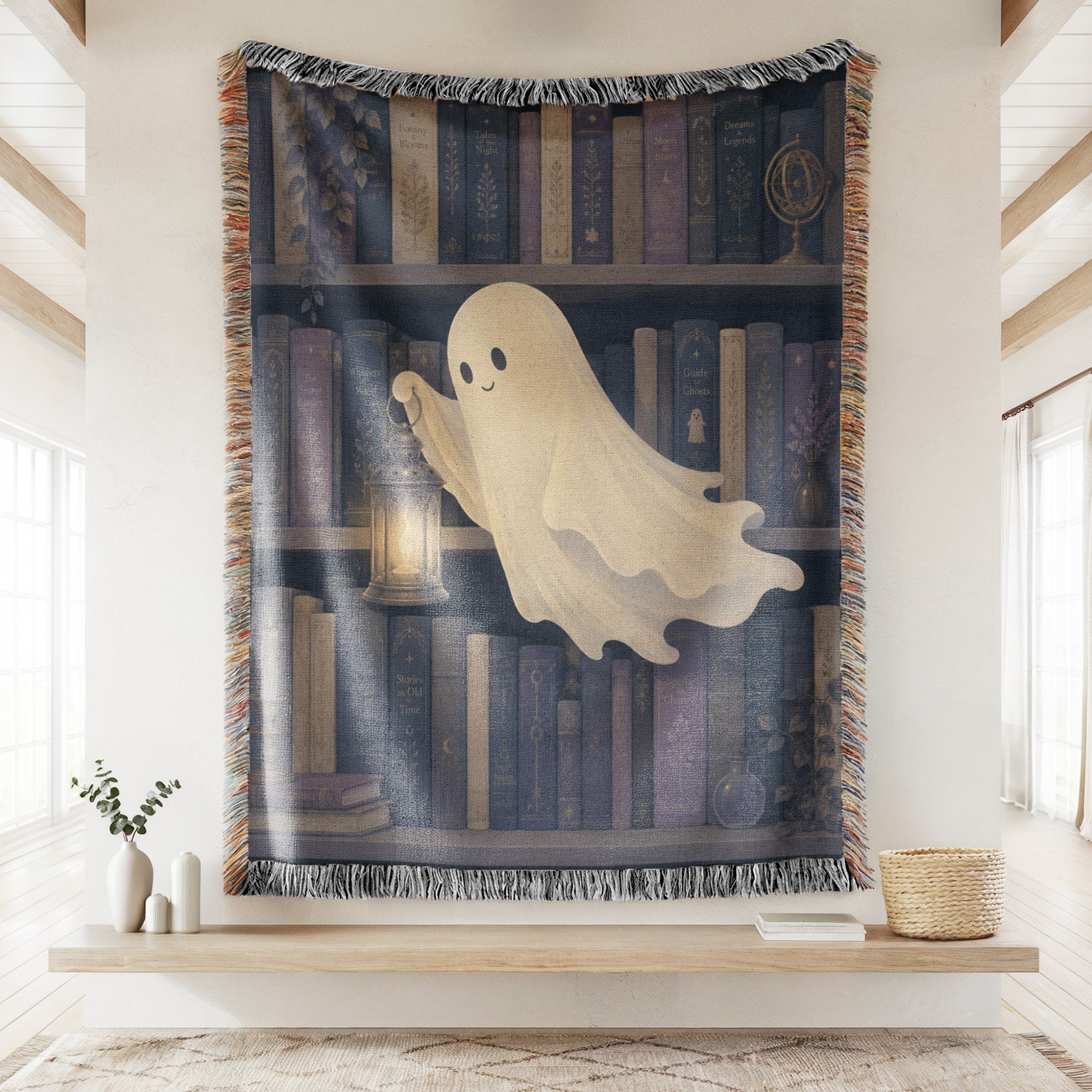 The Lantern Ghost Library Blanket Secondary image
