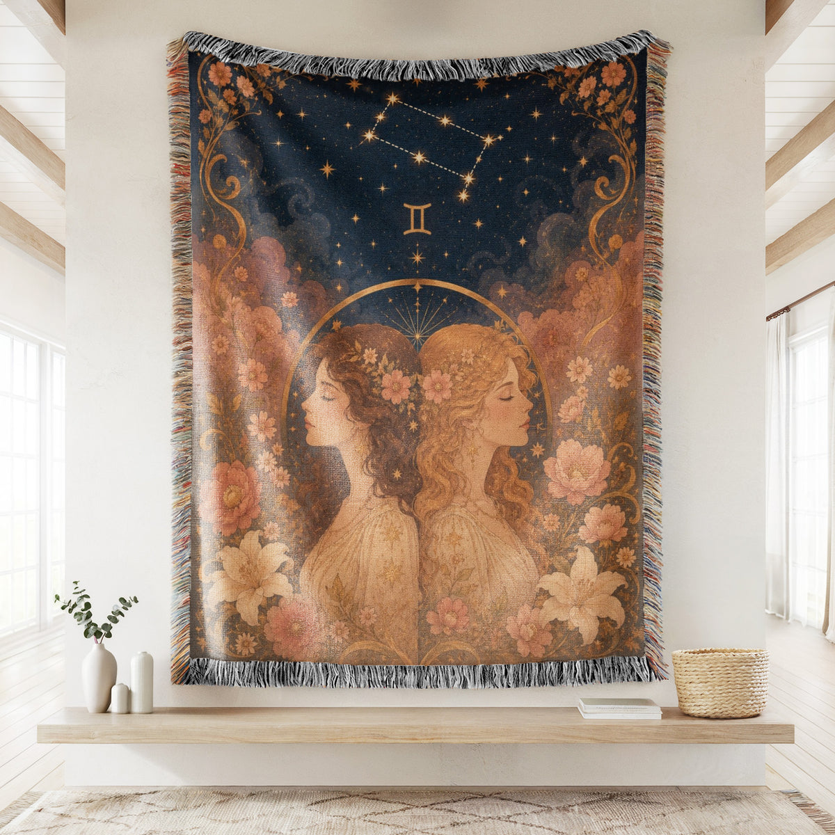 Gemini Celestial Twins Blanket