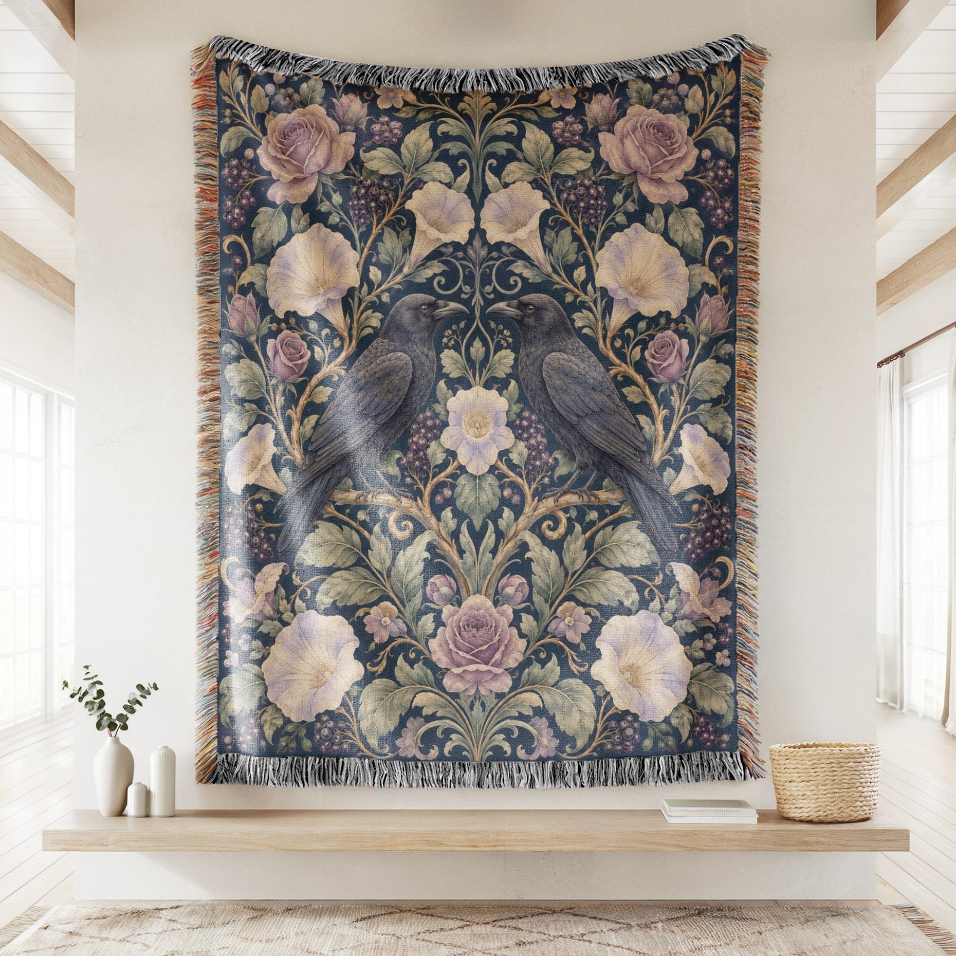 Raven & Rose Garden Blanket Secondary image