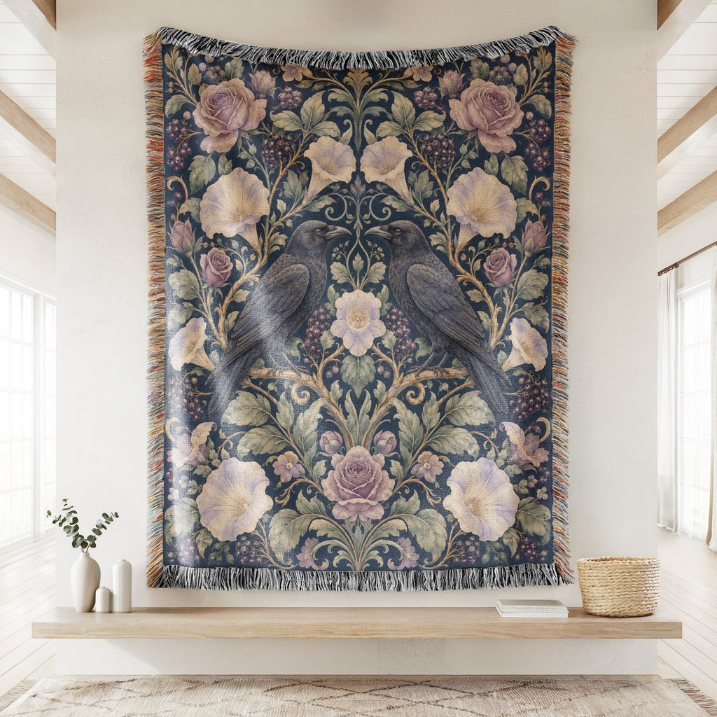 Raven & Rose Garden Blanket