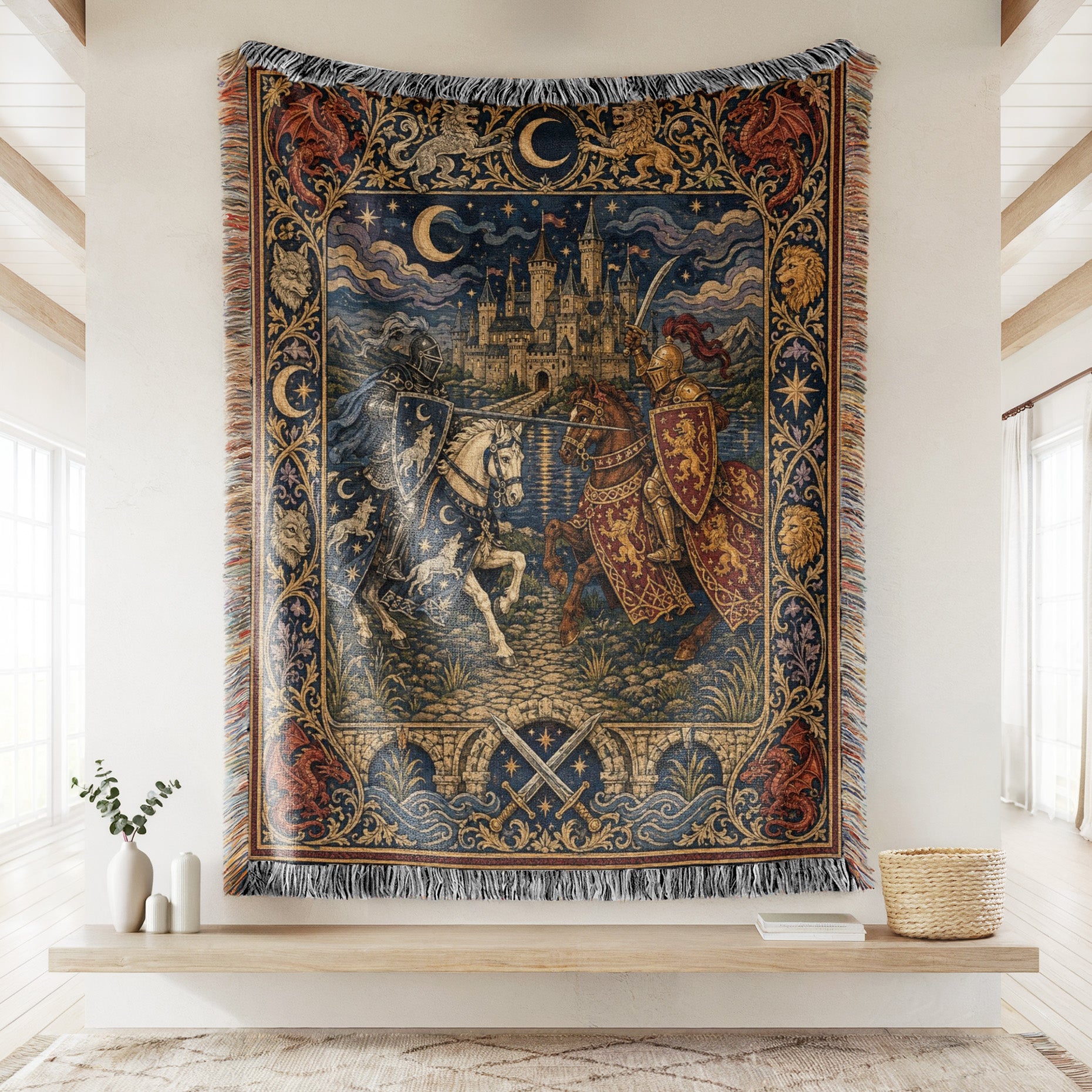The Moonlit Tournament of Two Houses Blanket Secondary image