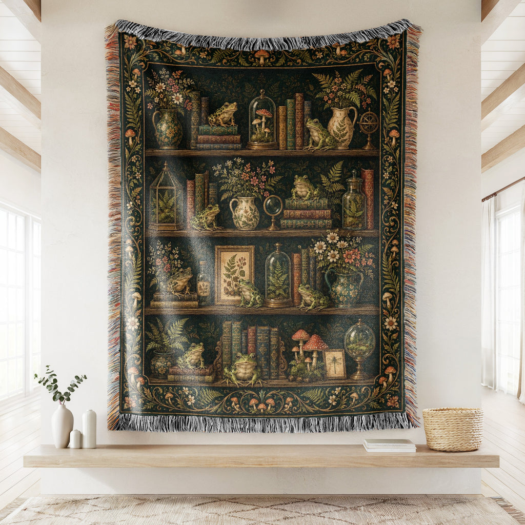 Enchanted Frog Library Blanket