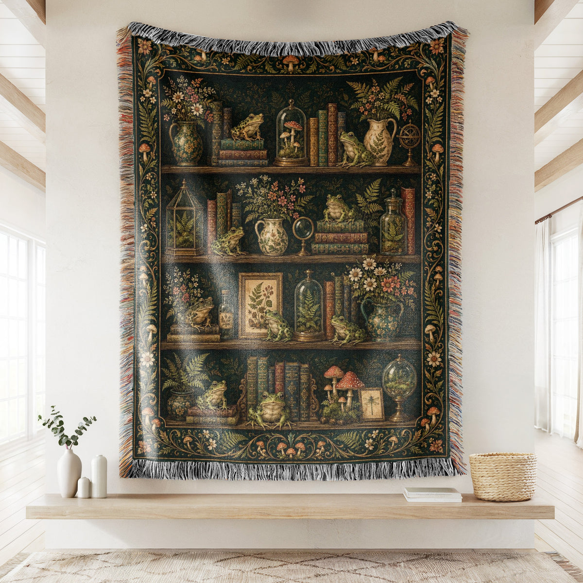 Enchanted Frog Library Blanket