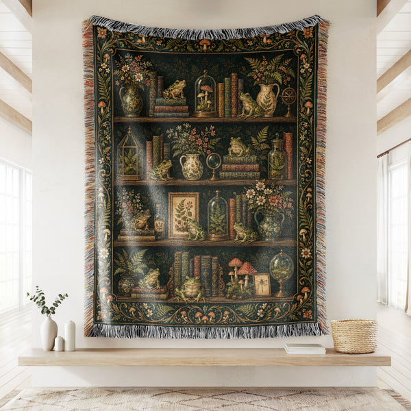 Enchanted Frog Library Blanket