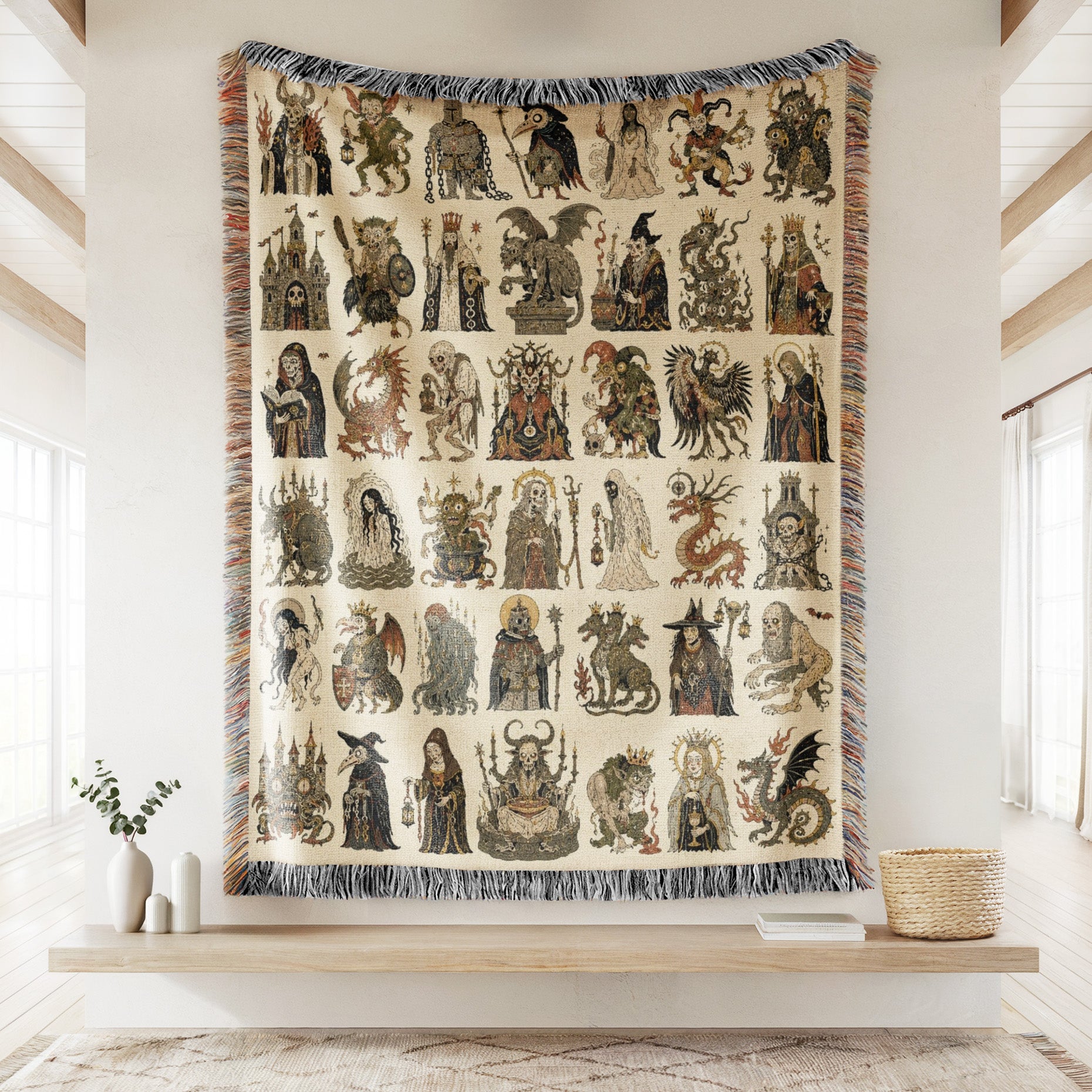 Gothic Bestiary Blanket Secondary image