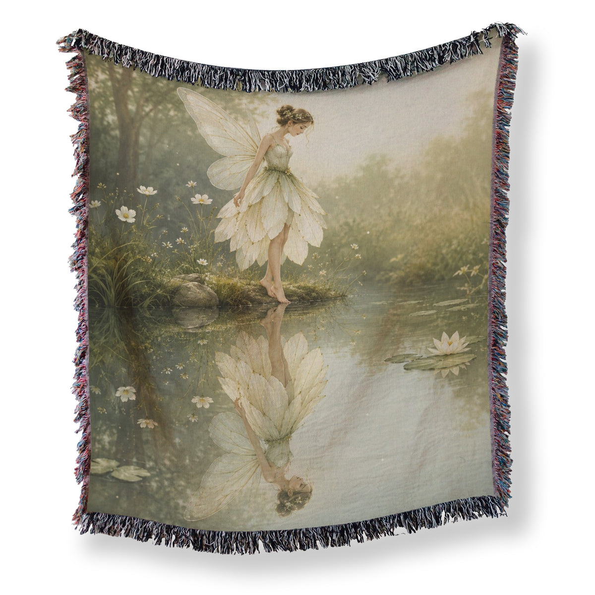 White Meadow Fairy Blanket Main image