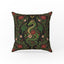 Verdant Wyrm – Gothic Dragon Floral Pillow