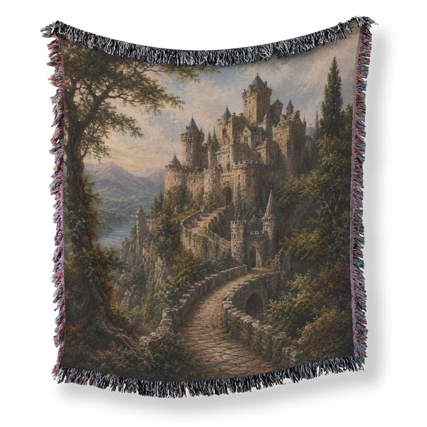 The Cliffside Stone Castle Blanket