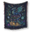 Enchanted Peacock Dragon Book Blanket