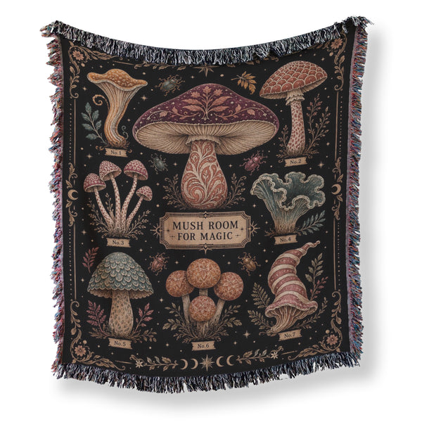 Mush Room for Magic Fungi Blanket