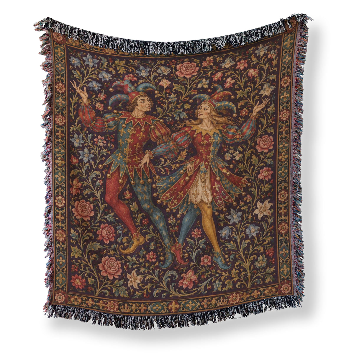 The Jesters of the Rose Court Blanket Main image