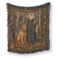 The Lady, Hound & Falcon Blanket